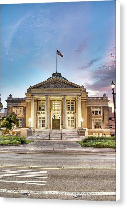 Calcasieu Parish Court House - Canvas Print