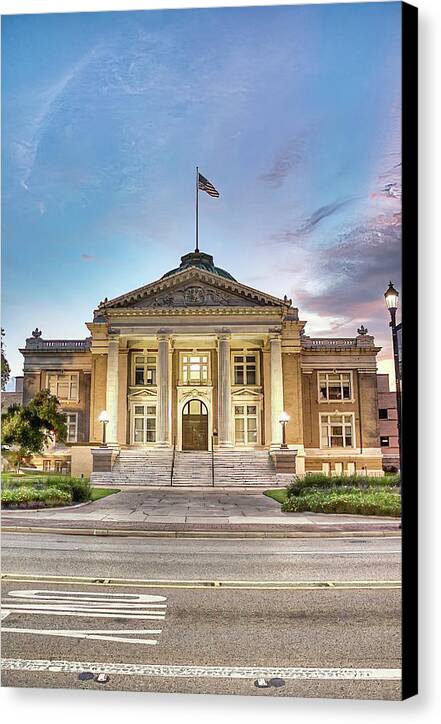 Calcasieu Parish Court House - Canvas Print