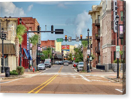 Ryan Street, Lake Charles Louisiana 1 - Canvas Print