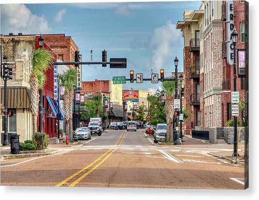 Ryan Street, Lake Charles Louisiana 1 - Acrylic Print