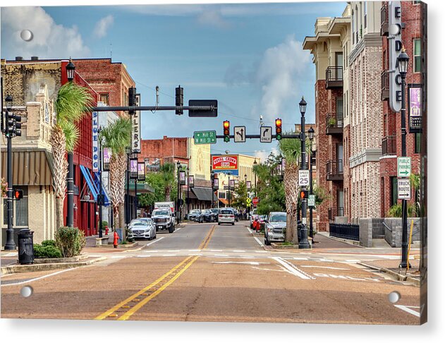 Ryan Street, Lake Charles Louisiana 1 - Acrylic Print
