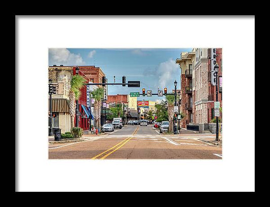 Ryan Street, Lake Charles Louisiana 1 - Framed Print