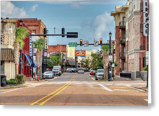 Ryan Street, Lake Charles Louisiana 1 - Greeting Card