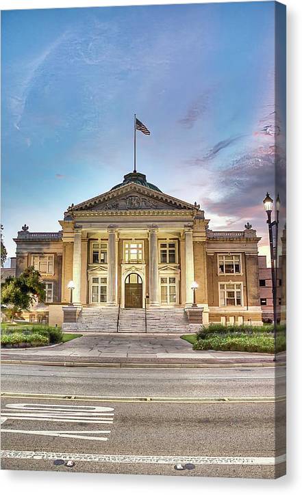 Calcasieu Parish Court House - Canvas Print