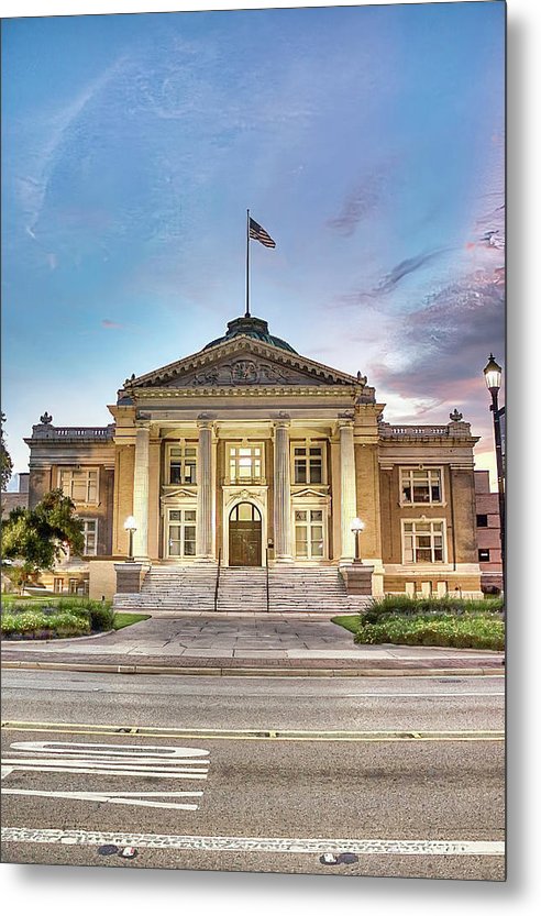 Calcasieu Parish Court House - Metal Print