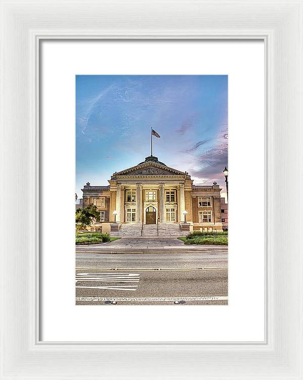 Calcasieu Parish Court House - Framed Print