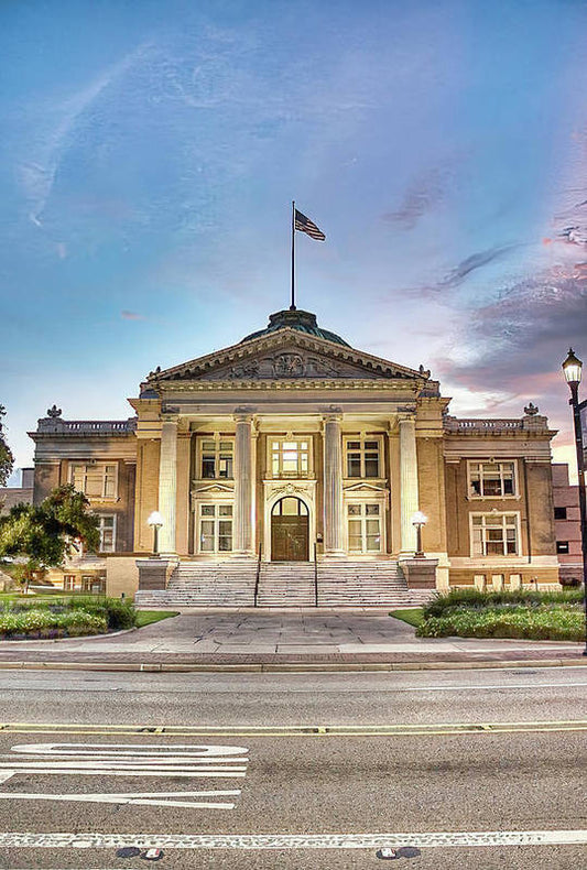 Calcasieu Parish Court House - Art Print