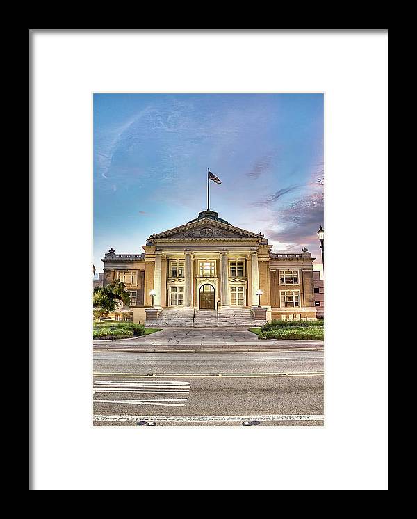 Calcasieu Parish Court House - Framed Print