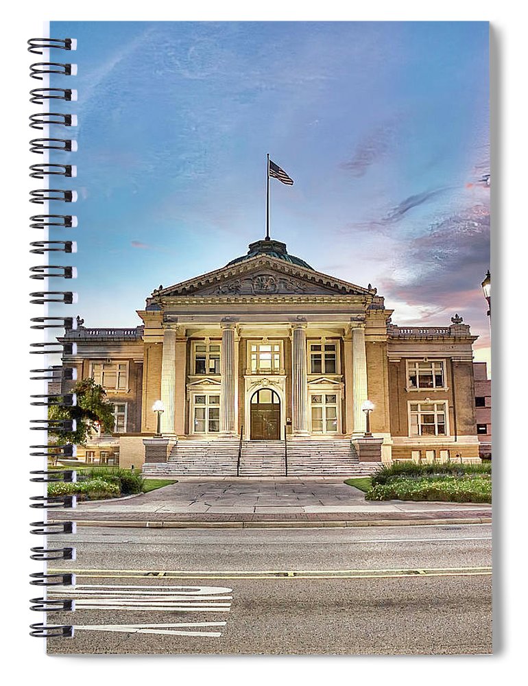 Calcasieu Parish Court House - Spiral Notebook